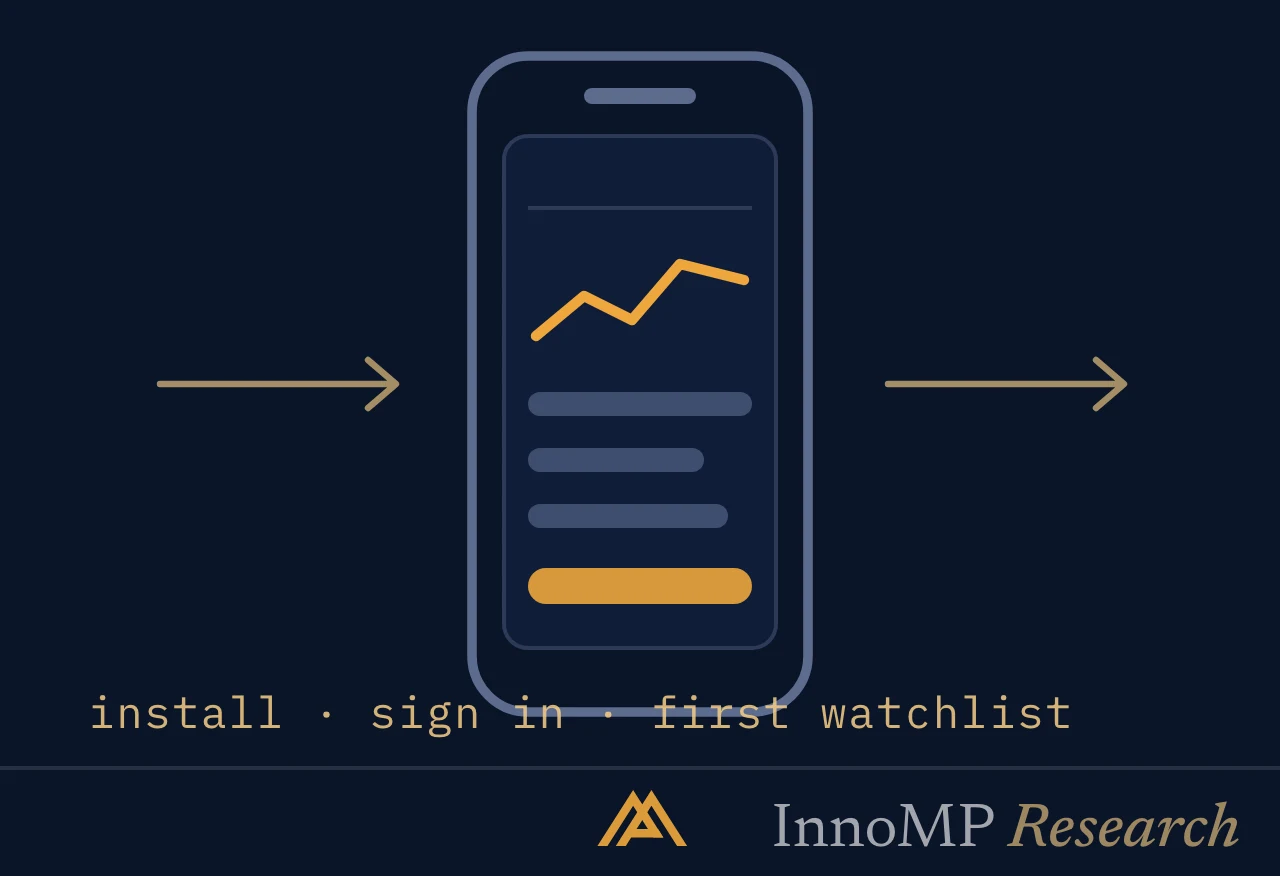 InnoMP Research cover art — setup to first watchlist