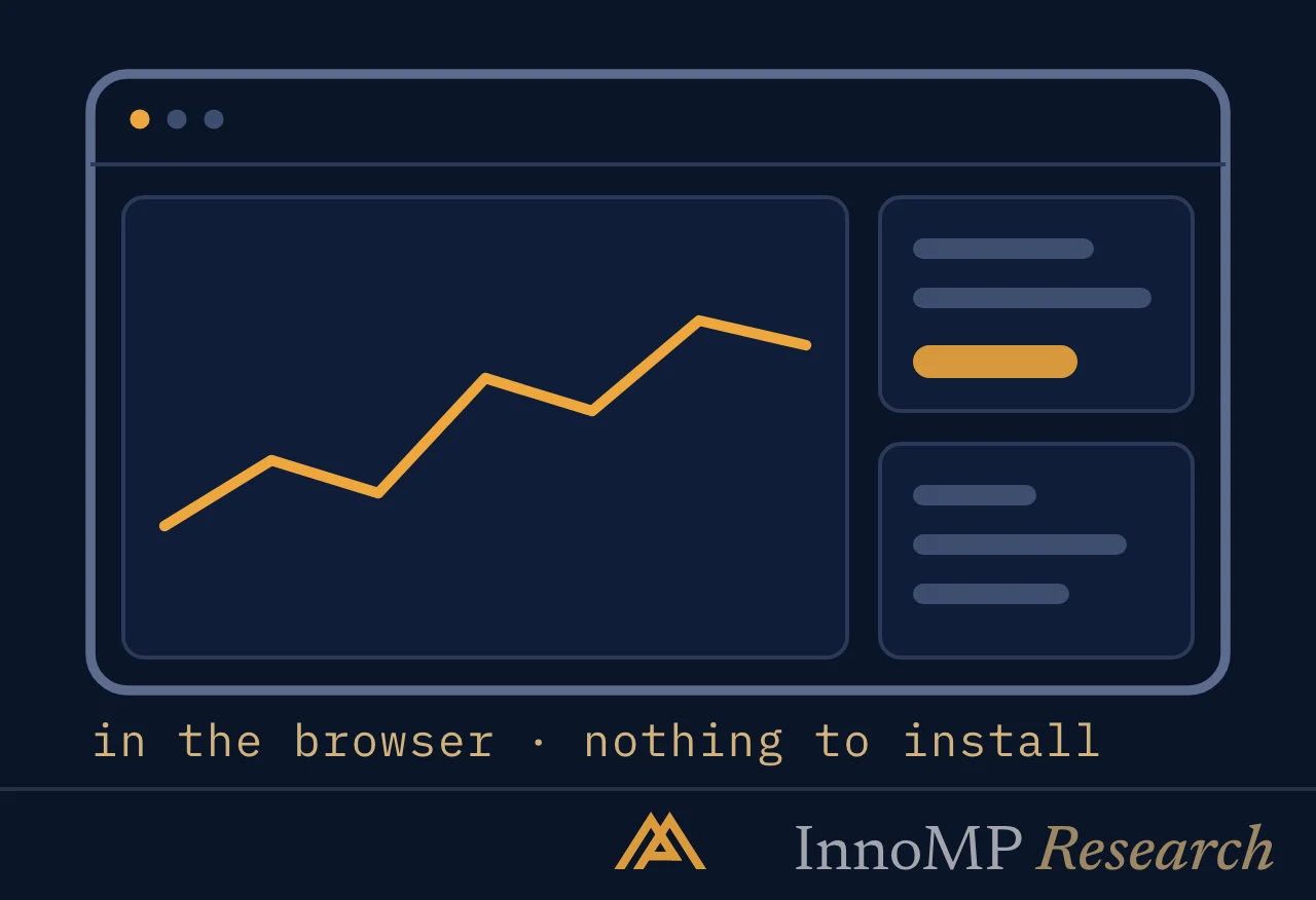 InnoMP Research cover art — WebTrader, room by room