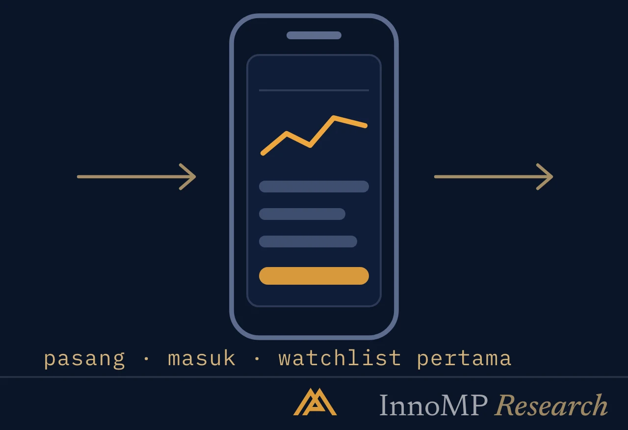 Ilustrasi sampul InnoMP Research — dari pasang ke watchlist