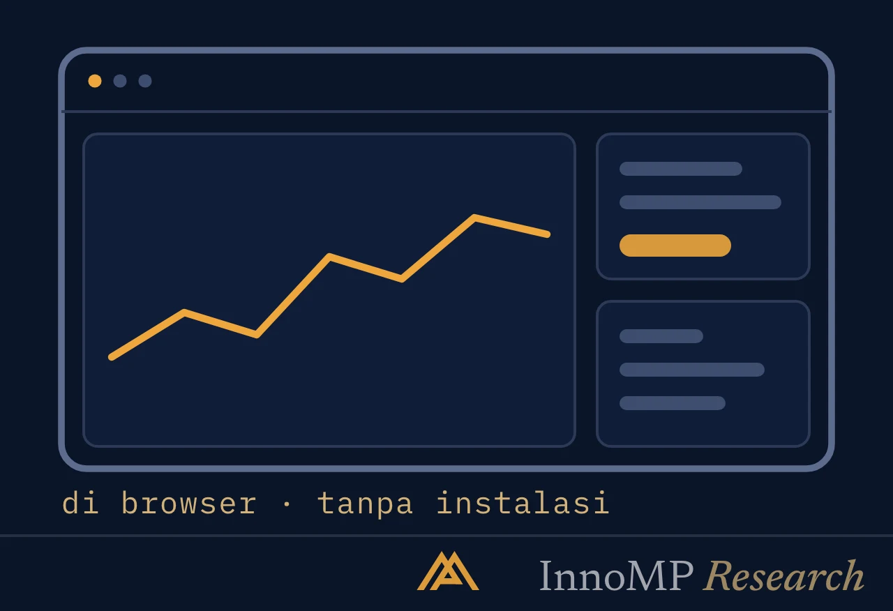 Ilustrasi sampul InnoMP Research — WebTrader, satu per satu